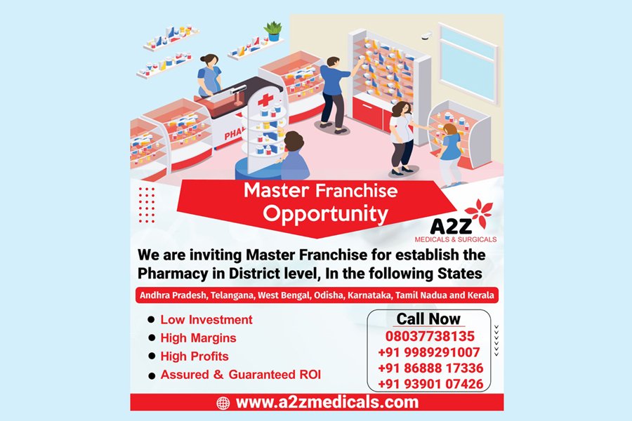 A2Z MEDICALS & SURGICALS™ Invitation for MASTER Franchises in District level